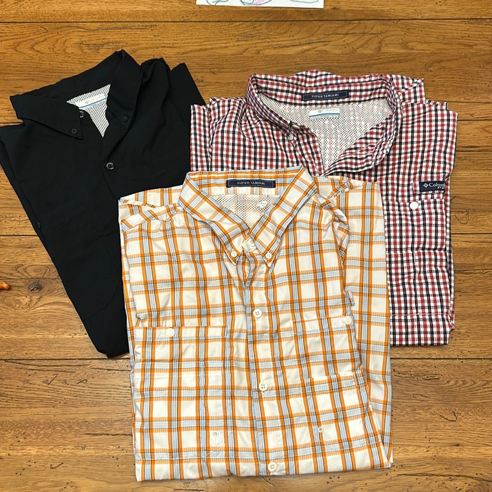 Columbia Omni shade short sleeve shirts tall XXL